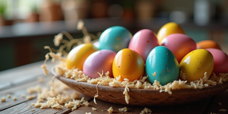 eier färben mit reis-Titel